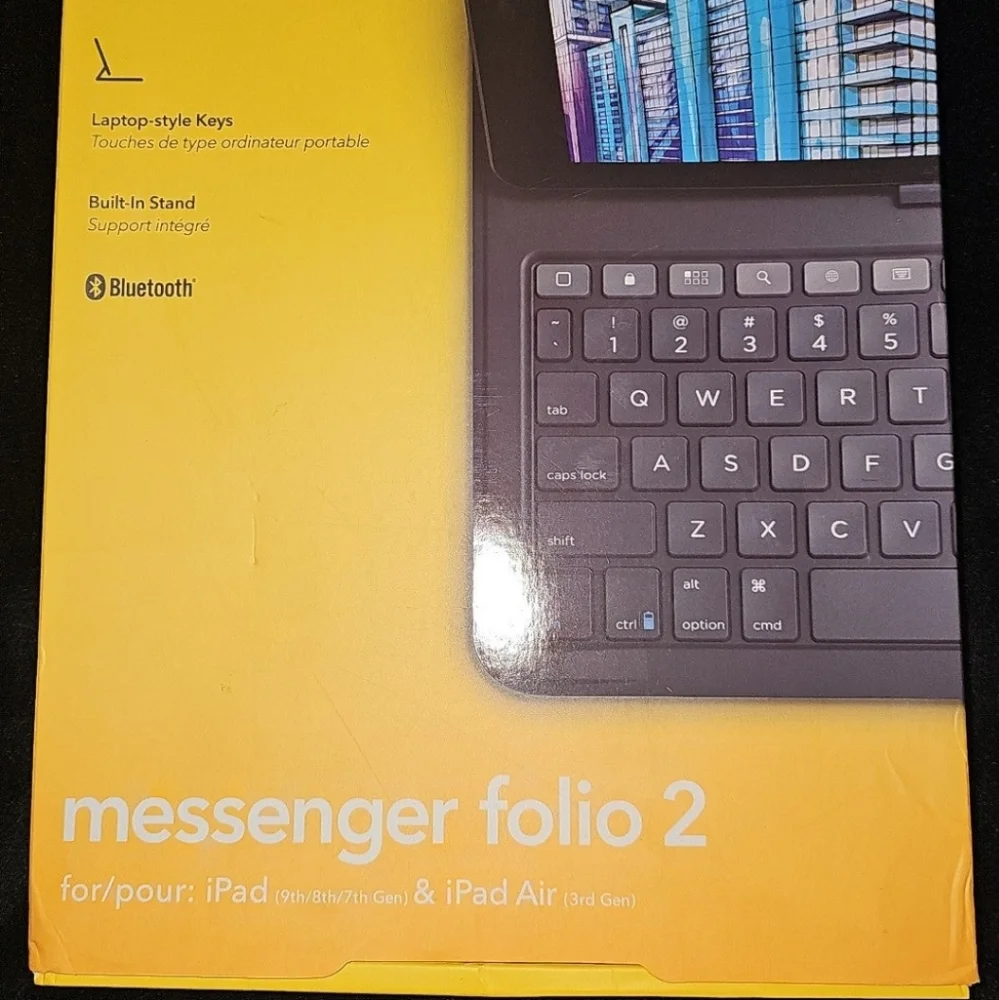 Keyboard case for iPad 10.2 in